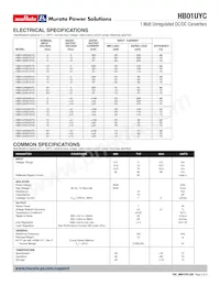 HB01U05S05YC Datasheet Page 2