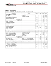 HBC48T25120-NCABG Datasheet Page 2