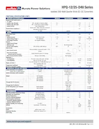 HPQ-12/25-D48NBL1-C Datasheet Page 4