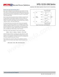 HPQ-12/25-D48NBL1-C Datasheet Page 15