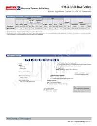 HPQ-3.3/50-D48N-C Datasheet Pagina 2