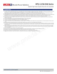 HPQ-3.3/50-D48N-C Datasheet Pagina 5