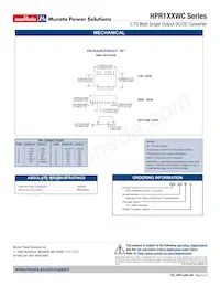 HPR100WC數據表 頁面 4