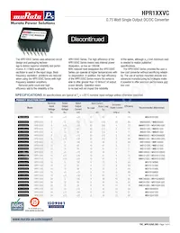 HPR117VC Datasheet Cover