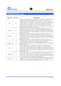 HS20116 Datasheet Pagina 5