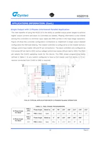 HS20116 Datasheet Page 14