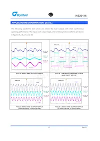 HS20116 Datasheet Page 17