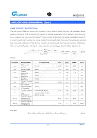 HS20116數據表 頁面 23