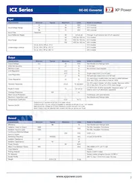 ICZ0924S3V3 Datasheet Page 2