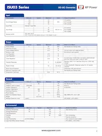 ISU0305D12 Datasheet Page 2