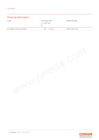 LA H9GP-JYKZ-24-H29C-350-R18-Z Datasheet Page 2