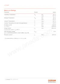 LA H9GP-JYKZ-24-H29C-350-R18-Z Datasheet Pagina 3