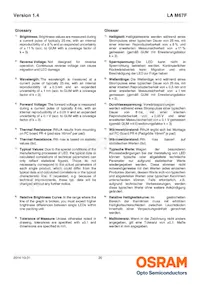 LA M67F-V1AB-24-Z Datasheet Page 20