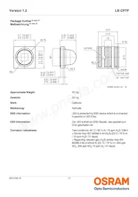 LB CP7P-GZHX-35-0-350-R18 Datasheet Page 11