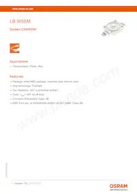 LB W5SM-FZHX-35-0-350-R18-Z Datasheet Cover