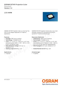 LCG H9RM-KZLZ-1-Z Datasheet Cover