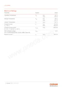 LCG H9RM-LXLZ-1-0-350-R18-Z Datasheet Page 2