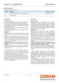 LCW JNSH.EC-BSBU-5H7I-1 Datasheet Page 23