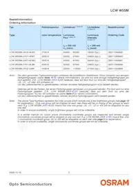 LCW W5SM-JXKX-4J8K-Z Datasheet Page 2