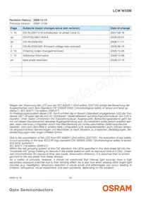 LCW W5SM-JXKX-4J8K-Z 데이터 시트 페이지 20