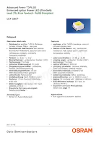 LCY G6SP-CBDB-5E-1-140-R18-Z Datasheet Cover