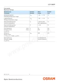 LCY G6SP-CBDB-5E-1-140-R18-Z Datasheet Pagina 3