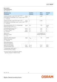 LCY G6SP-CBDB-5E-1-140-R18-Z Datasheet Pagina 4