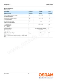 LCY H9PP-7J6K-5F5G-1-350-R18-Z Datasheet Pagina 3