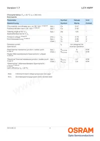 LCY H9PP-7J6K-5F5G-1-350-R18-Z Datasheet Pagina 4