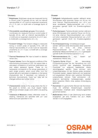 LCY H9PP-7J6K-5F5G-1-350-R18-Z Datasheet Pagina 22