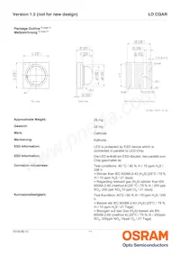 LD CQAR-AR-3-L1L2-700-R18-XX Datasheet Pagina 11