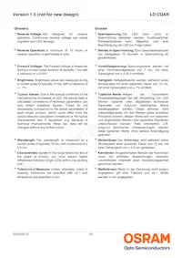 LD CQAR-AR-3-L1L2-700-R18-XX Datasheet Pagina 21