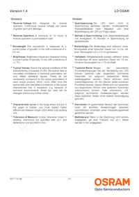 LD CQAR-AR-3-L1L2-700-R33-XX Datasheet Page 21