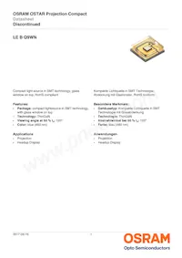 LE B Q9WN-4U4V-24-0-700-R18-Z Datasheet Cover
