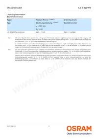 LE B Q9WN-4U4V-24-0-700-R18-Z Datasheet Page 2