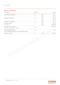 LE R Q8WP-KBMA-34-0-A40-R18-Z Datasheet Page 2