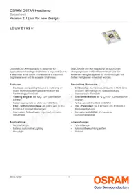 LE UW D1W2 01-5N6N-JM-T10-XX Datasheet Copertura