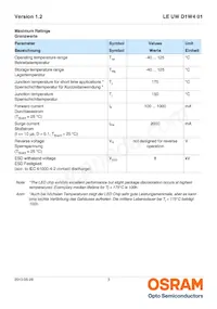 LE UW D1W4 01-7P6Q-JM-T10-VAR Datasheet Page 3