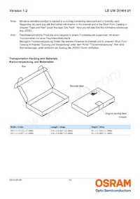 LE UW D1W4 01-7P6Q-JM-T10-VAR Datasheet Page 14