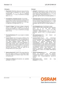 LE UW D1W4 01-7P6Q-JM-T10-VAR Datasheet Page 17