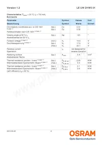 LE UW D1W5 01-5Q8Q-IM-T10-XX Datasheet Page 4