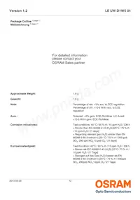 LE UW D1W5 01-5Q8Q-IM-T10-XX Datasheet Page 12