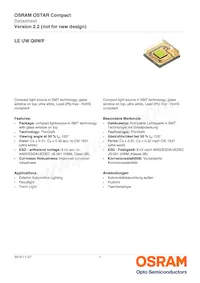 LE UW Q9WP-8M7N-GMKM-Z Datasheet Cover