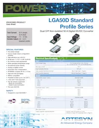 LGA50D-01DADJJ Datasheet Cover