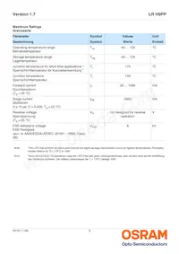 LR H9PP-HZJZ-1-1-350-R18-Z Datasheet Page 3