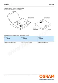 LR W5SM-HZJZ-1-1-400-R18-Z Datasheet Page 17