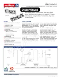 LSN-T/10-D12N-C Datasheet Copertura