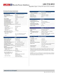 LSS-T/10-W12-C Datasheet Page 3