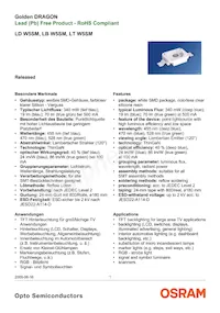 LT W5SM-JXKX-36-0-350-R18-Z Datasheet Cover