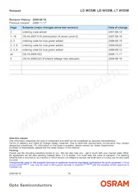 LT W5SM-JXKX-36-0-350-R18-Z Datasheet Page 19